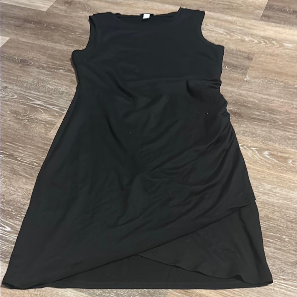 Nine West Black Asymmetrical Sheath Dress💥